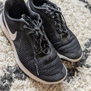 Nike Black and White Athletic Shoes